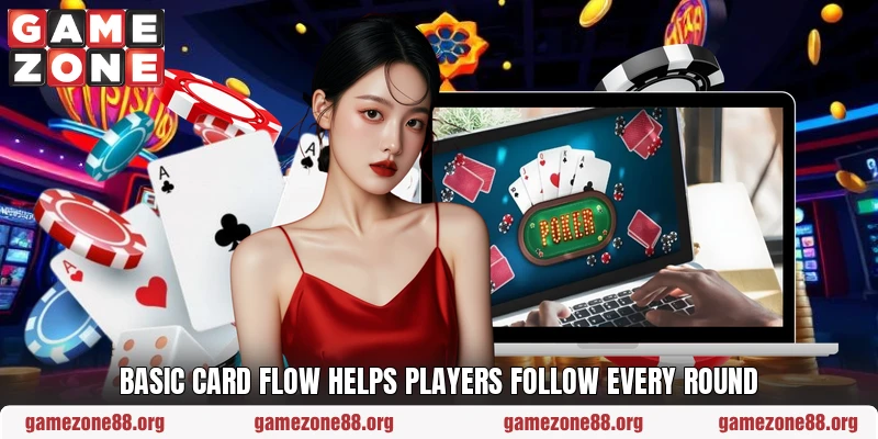 Basic card flow helps players follow every round