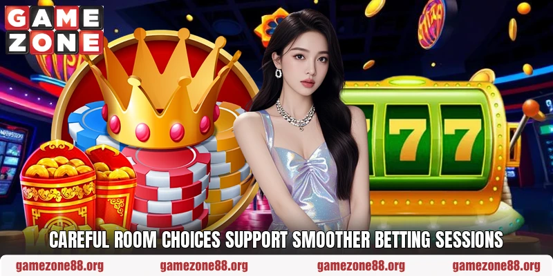 Careful room choices support smoother betting sessions