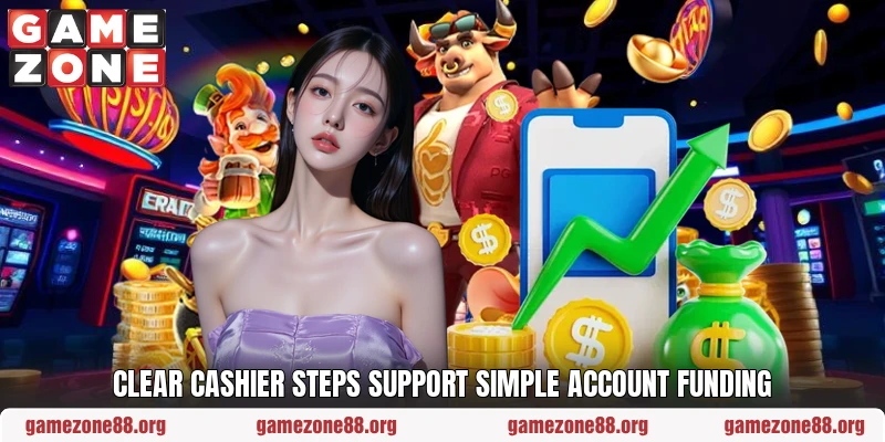 Clear cashier steps support simple account funding Clear cashier steps support simple account funding