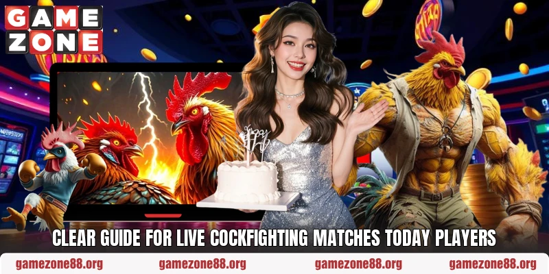 Clear guide for Live cockfighting matches today players