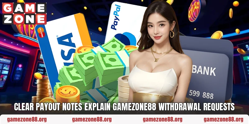 Clear payout notes explain GAMEZONE88 withdrawal requests