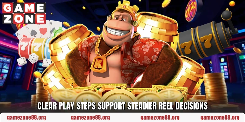 Clear play steps support steadier reel decisions