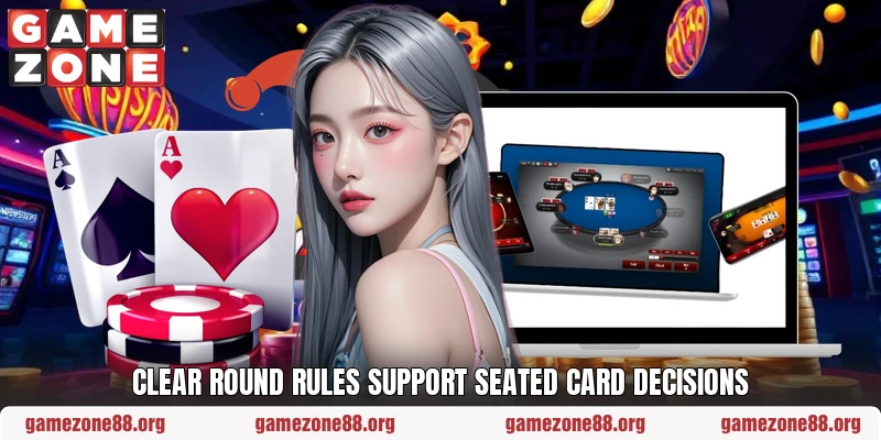 Clear round rules support seated card decisions