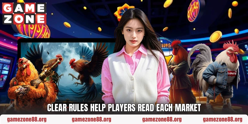 Clear rules help players read each market Clear rules help players read each market