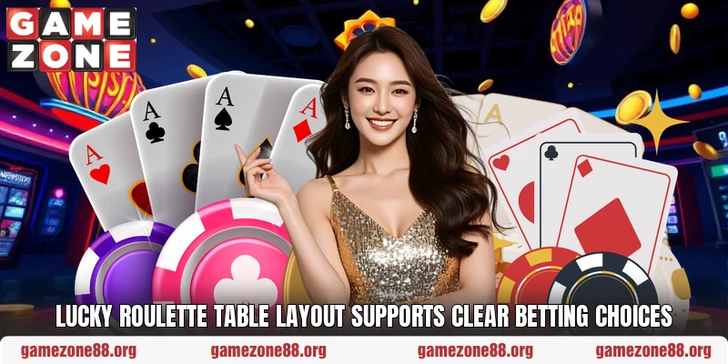 Lucky Roulette table layout supports clear betting choices Lucky Roulette table layout supports clear betting choices