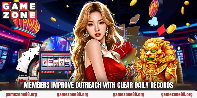 Members improve outreach with clear daily records
