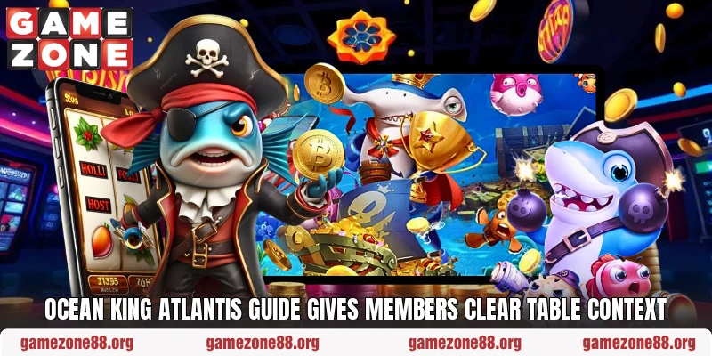 Ocean King Atlantis guide gives members clear table context