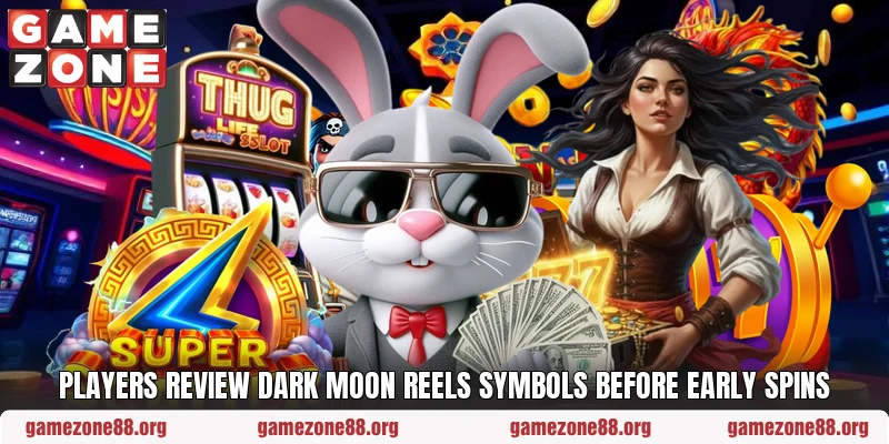 Players review Dark Moon Reels symbols before early spins