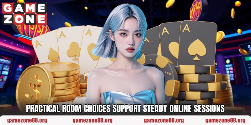 Practical room choices support steady online sessions