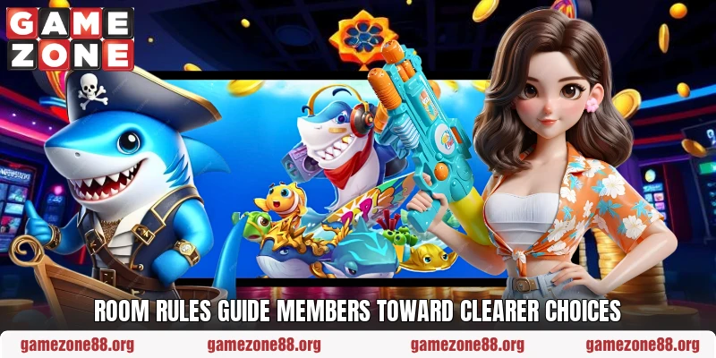 Room rules guide members toward clearer choices