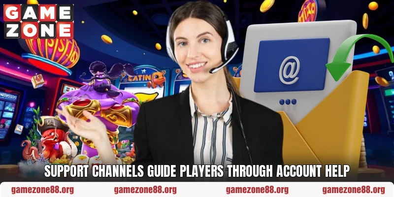 Support channels guide players through account help Support channels guide players through account help