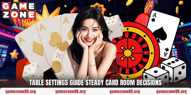 Table settings guide steady card room decisions